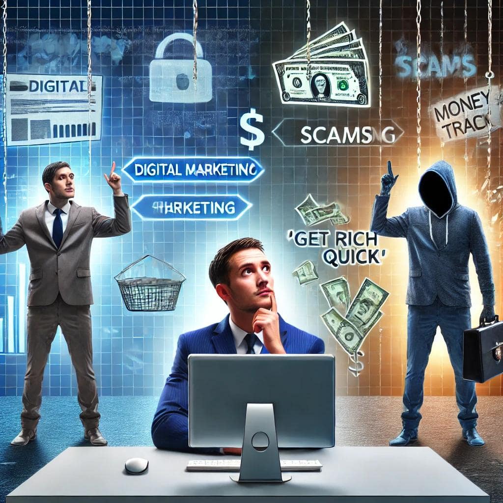 Why People Confuse Digital Marketing with Scams